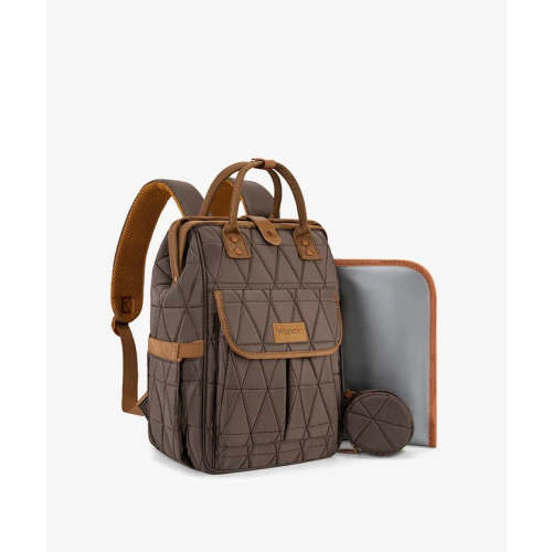 Western Wears Wrangler Canvas Diaper Bag Backpack - COFFEE