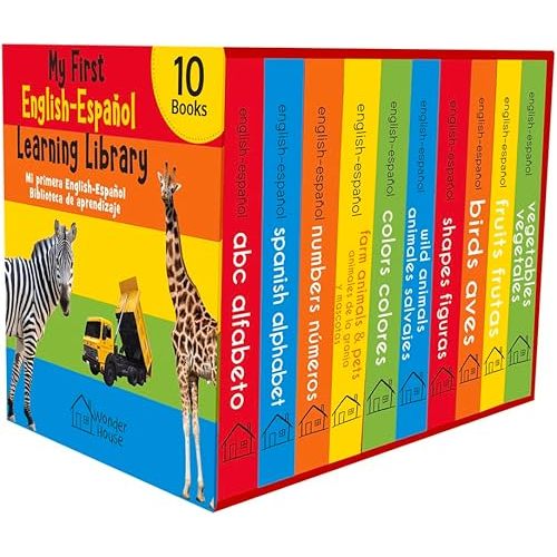 My First English - Español Learning Library (Mi Primera English - Español Learning Library): Boxset of 10 English - Spanish Board Books (Spanish Edition) Paperback – April 25, 2018