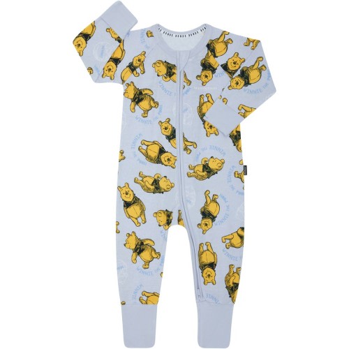 Bonds Baby Winnie The Pooh Print Zip Wondersuit - Blue - Size 0000