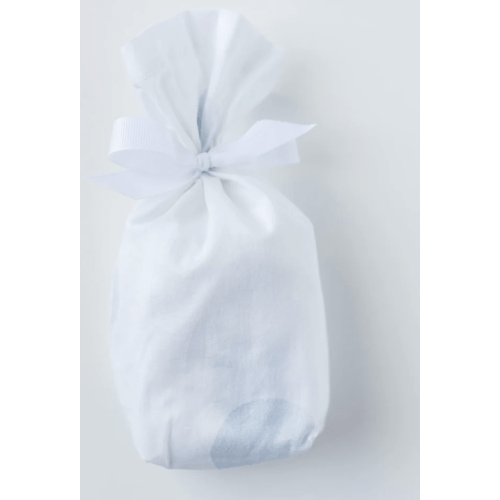 Hospital Bassinet Sheet in Blue Watercolor Dot