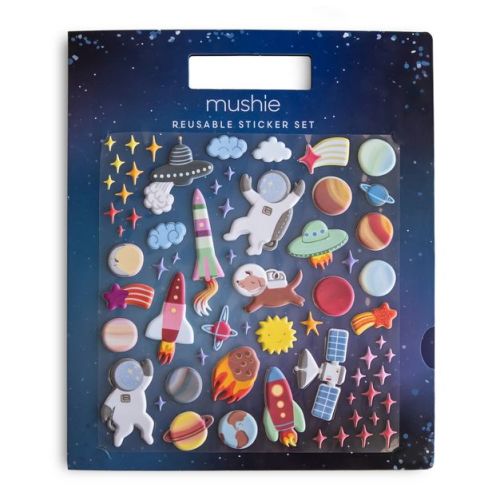 Mushie Reusable Space Sticker Set