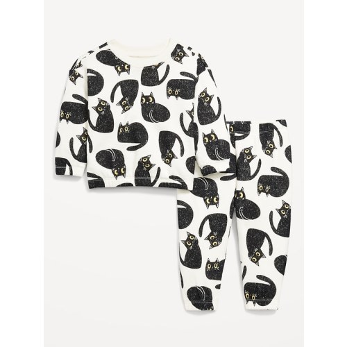 Printed French Terry Sweatshirt and Pants Set for Baby | Old Navy