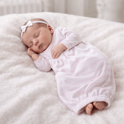 Baby of Mine Gathered Gown - Pink
