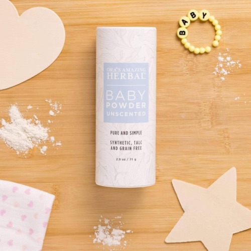 Talc Free Baby Powder, Unscented, Corn Free - Full Size 2.5 oz