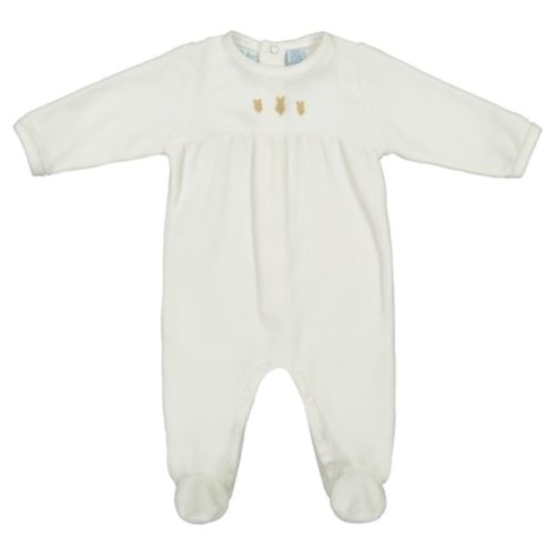 Velour Bunny Romper | Feltman Brothers