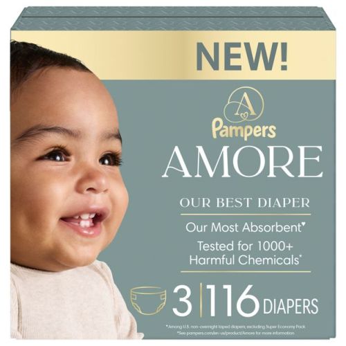 Amore by Pampers Diapers Enormous Pack - Size 3 - 116ct