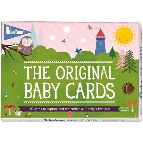 Milestone - Baby Photo Cards Original - Set of 30 Photo Cards To Capture Your Baby's First Year in Weeks, Months, and Memorable Moments