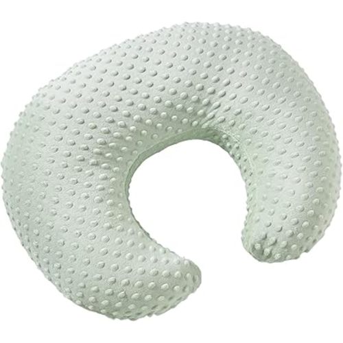 Pillowcase for Nursing Pillow and Positioner for Breastfeeding and Bottle Feeding, Propping Baby, Tummy Time, Baby Sitting Support, Awake-Time Support, Pillow Cover Only (Meadow Mist)