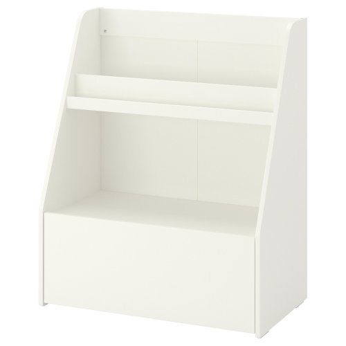 BERGIG Book display with storage - white