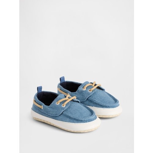 Baby Denim Boat Shoes