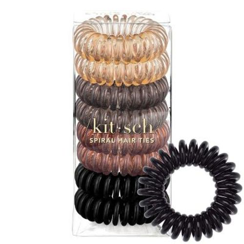 Kitsch Spiral Hair Ties 8 Pack