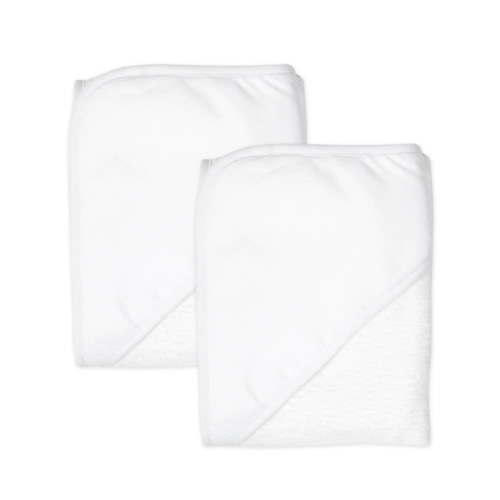 2-Pack Organic Cotton Hooded Towels, Rose Blossom | Honest Baby Clothing
