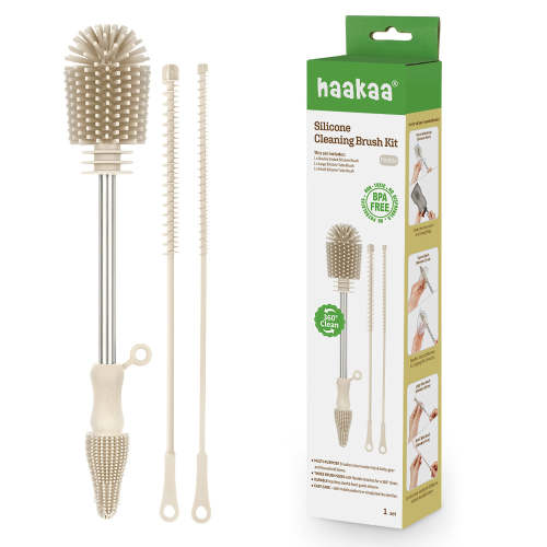 Haakaa Silicone Cleaning Brush Kit | Haakaa USA Blue