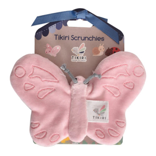 Tikiri Crinkle Scrunch Sensory Toy - Butterfly