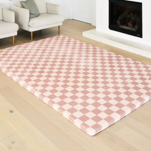 Designer Relax Mat - 1.4" Thick Foam Base Checkered