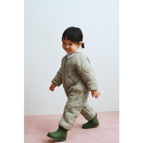 LONG PADDED JUMPSUIT - Light green | ZARA United States