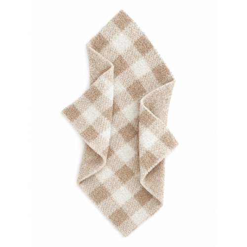 Phufy® Bliss Gingham Mini Blanket, Pebble