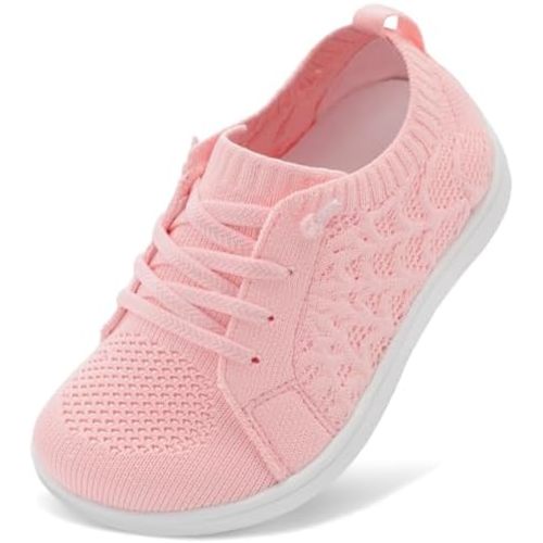 JOINFREE Toddler Shoes Girls Boys Wide Barefoot Shoes Minimalist Walking Sneakers Zero Drop Slip on Tennis Shoe Breathable Naturally Flexible