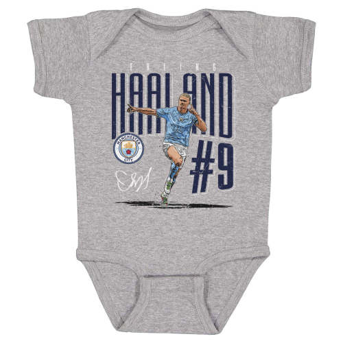 Erling Haaland Baby Clothes | Manchester Premier League Kids Baby Onesie | 500 Level – 500 LEVEL