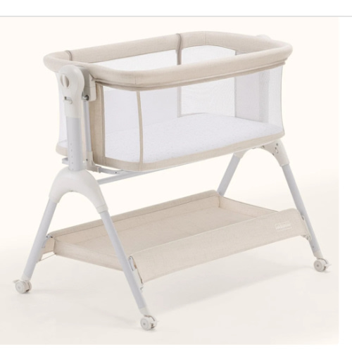 HARPPA Cuddly Sway | 3-in-1 Rocking Baby Bassinet & Bedside Sleeper for Newborns with Mattress for Reflux | Attaches to Bed, Adjustable Heights, Non-Toxic & CPSC Certified | Sturdy Frame, Portable Wheels, Tool-Free Setup, Gentle Rocking | Perfect for Newb