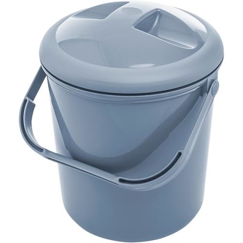 Bella Bambina Nappy Pail - Odour-Proof Nappy bin Made of Recycled Plastic, hygienic & Environmentally Friendly - Space-Saving & Easy to Clean, Ideal for Baby Rooms