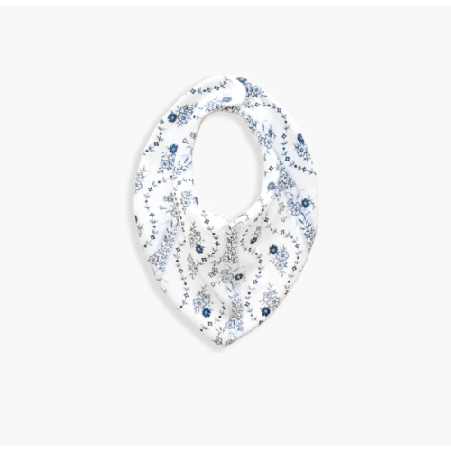 Hill House Bandana Bib - Blue Vine Stripe