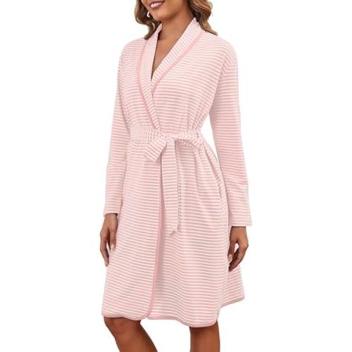 Amazon Robe Striped Long Sleeve - Large
