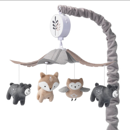 Woodland Forest Musical Baby Crib Mobile