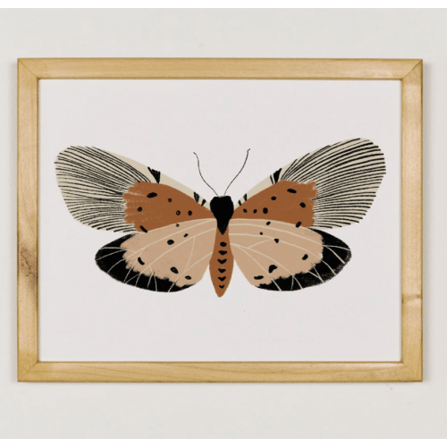 Pink Butterfly Art