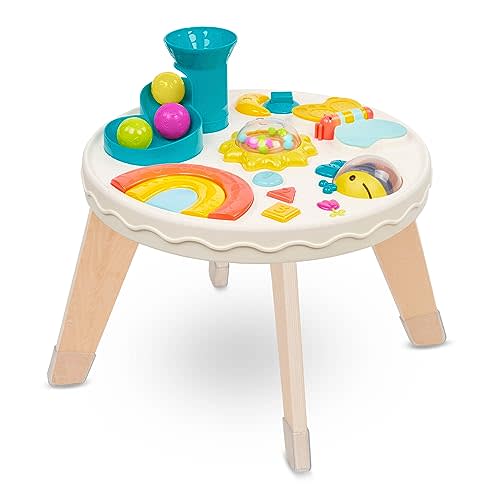 B. toys – Colorful & Sensory Station – Developmental Musical Learning Toy for Babies – 7 activites – Lights and Sounds Play Table – 6+ Months