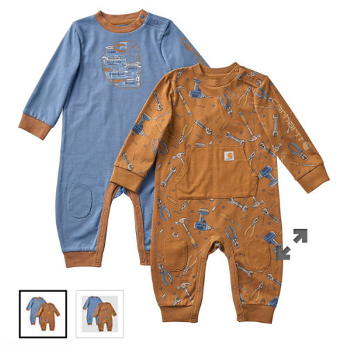 Boys' 2-Piece Long Sleeve Tool Coveralls Set (Baby) | Carhartt