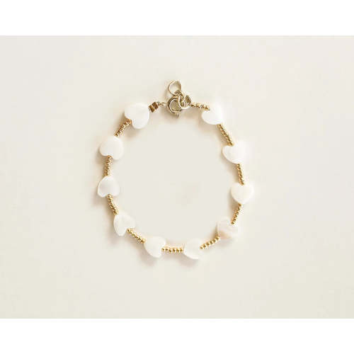 Mommy & Me Heart of Gold Bracelet - 14K Gold Filled | Reverie Threads