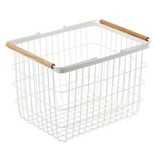 Yamazaki Steel Wire Laundry Basket