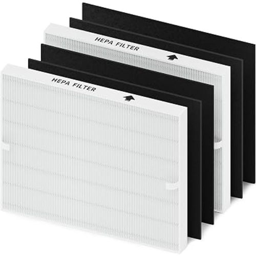 Replacement Filters Set for Coway Airmega AP-1512HH 200M, 2 HEPAs 4 Carbons