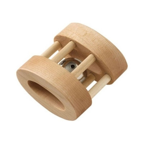Wooden Baby Toys - Bell Rattle