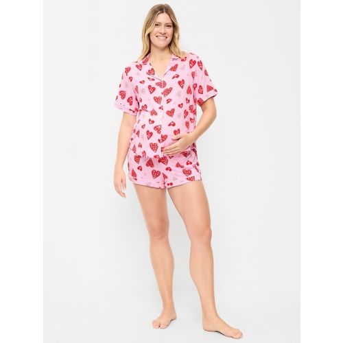 Maternity Classic Pajama Short Set