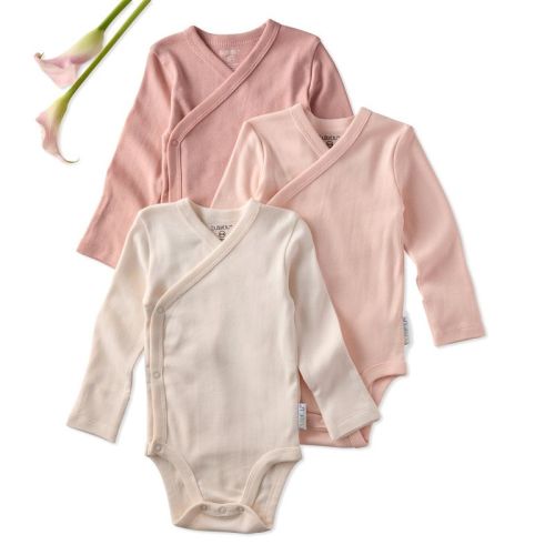 Butterblu STERLING 3-Pack Side Snap Bodysuit Sorbet Preemie