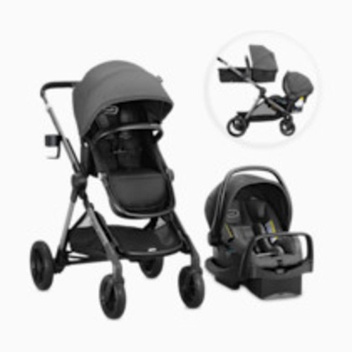 Evenflo Pivot Xpand Modular Travel System with LiteMax Infant Car Seat - Sabino Gray