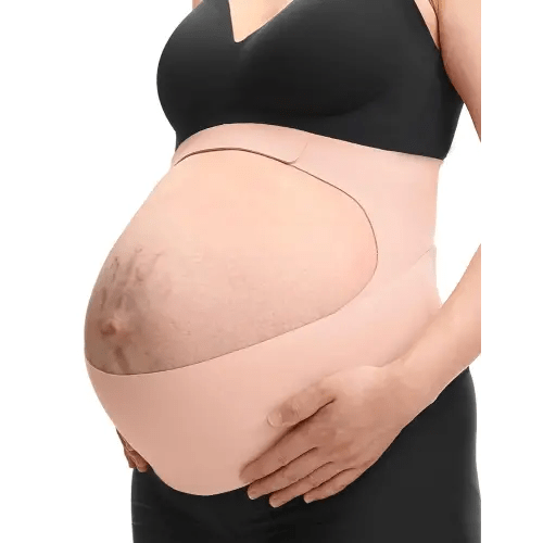 Momcozy Pregnancy Belly Band, CozySupport Ergonest Maternity Belly Band, Invisible Pregnancy Belt for Back, Abdomen, Waist