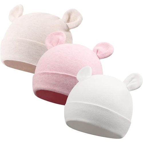Cotton Newborn Baby Girls Hat Spring Newborn Boys Hat Cute Rabbit Infant Beanie
