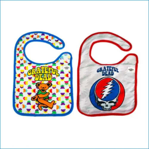 Grateful Dead Baby Bib 2 Pack | gratefuldeadshop.com