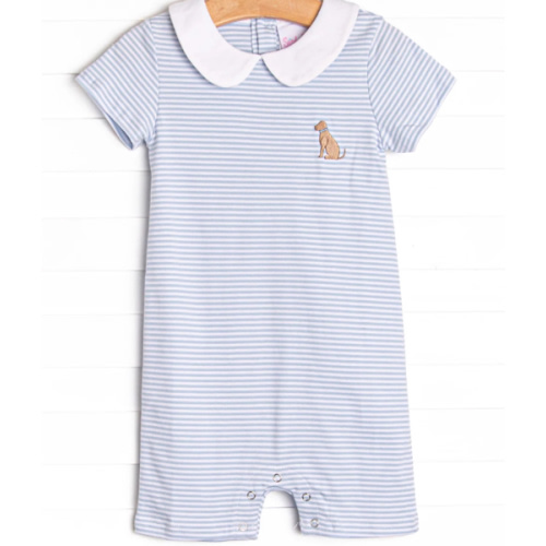 Wrenn Pima Short Romper, Blue – Stitchy Fish