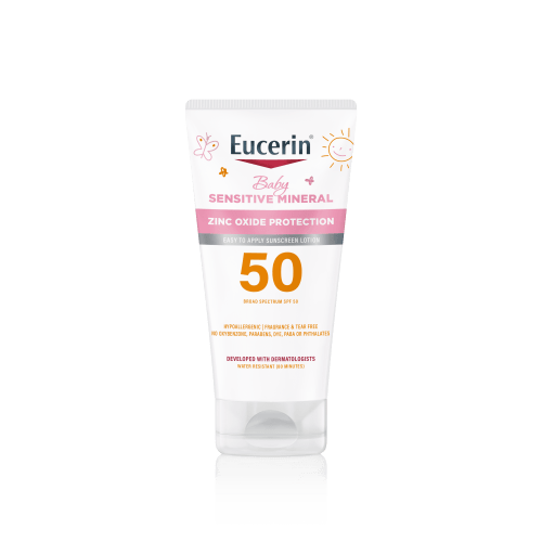 Eucerin Sun Sensitive Mineral Baby Sunscreen SPF 50, 4 Fl Oz Tube HSA/FSA Eligible