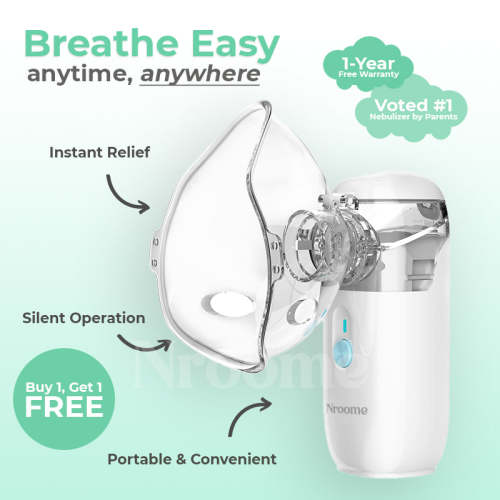 Nroome™ | Best Portable Nebulizer for Kids and Adults