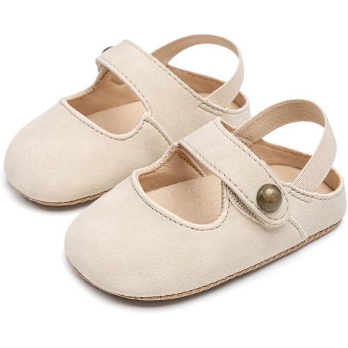 KIDSUN Baby Boys Girls Sandals Adjustable Lightweight House Home Slippers Non Slip Newborn Prewalk First Walk Shoes