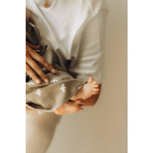 Cotton Waffle Baby Blanket Newborn  Blanket Knitted Soft Swaddle Neutral Cozy by TISU Matcha