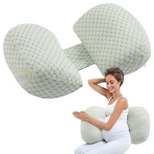 Maternity Wedge Pillow for Pregnant Women, Soft Breathable Pregnancy Support for Back Belly Hips