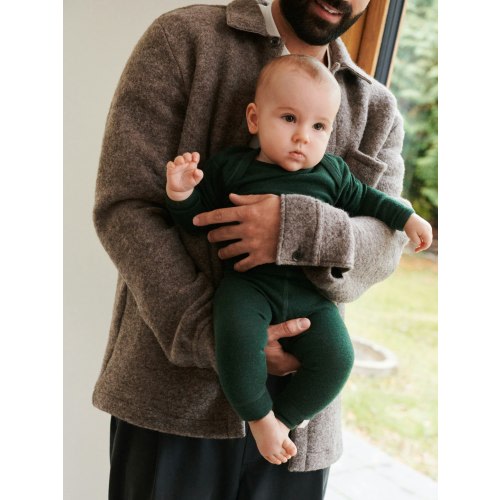 Baby merino wool long sleeve bodysuit - $36.99 - Dilling