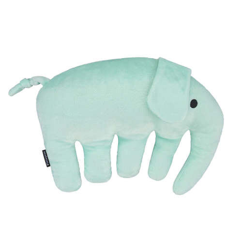 Finlayson Elefantti Mint Plush Pillow - Finnish Gifts for Kids – FinnStyle