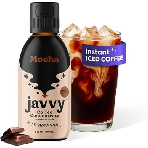 Javvy Cold Brew Coffee Concentrate Instant Coffee, Mocha